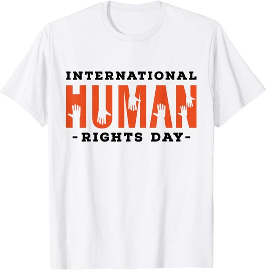 Discover T-shirt Camisola Manga Curta Unissexo para o Dia Internacional dos Direitos Humanos