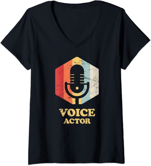 Discover T-shirt para Mulher Decote em V Presente Ideal para Locutor de Rádio