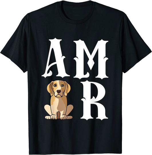 Discover Unissexo T-shirt Engraçada Para Cão Beagle Love-R Para O Natal