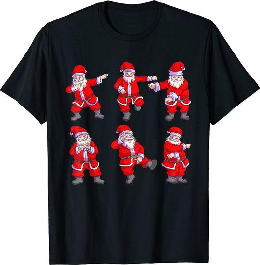 Discover Unissex T-Shirt Feliz Natal  Papai Noel para Crianças, Homem e Mulher