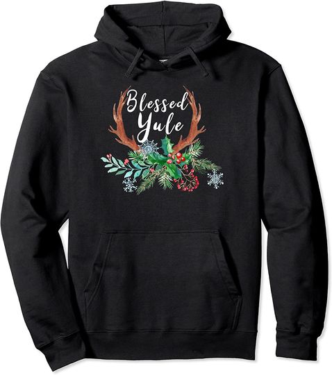 Discover Blessed Yule Solstício de Inverno | Hoodie Sweatshirt com Capuz para Homem e Mulher