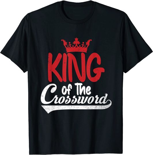 Discover Rei das Palavras Cruzadas | T-shirt Camiseta Manga Curta Masculino Feminino