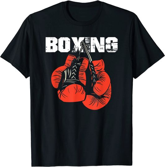 Discover Unissex T-Shirt Boxing Day Boxeo Design De Luvas De Boxe Artista Marcial