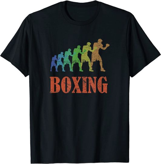 Discover Unissex T-Shirt Boxing Day Boxeador de Boxe Retro Vintage