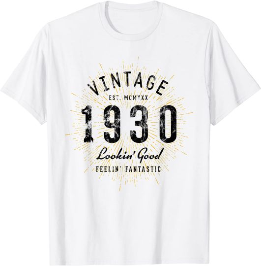 T-shirt Camiseta Manga Curta Masculino Feminino Vintage 1930
