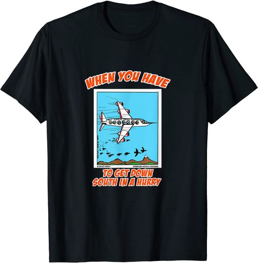 Discover Unissex T-Shirt Dia Internacional das Migrações Servicio De Aerolínea De Migración De Aves Animal