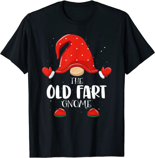 Discover Old Fart Gnome T-shirt para Homem e Mulher