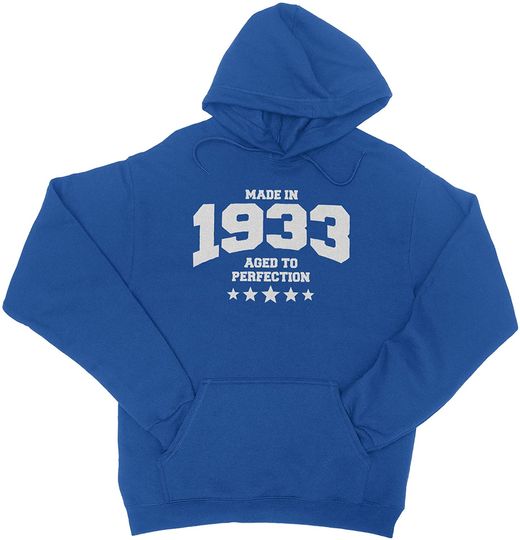 Discover Hoodie Sweater com Capuz Unissexo Presente Ideal Made In 1933
