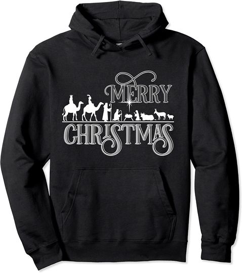 Discover Hoodie Sweater Com Capuz Jesus Cristo Feliz Tempero De Natal Jesus Menino Cristo Fé