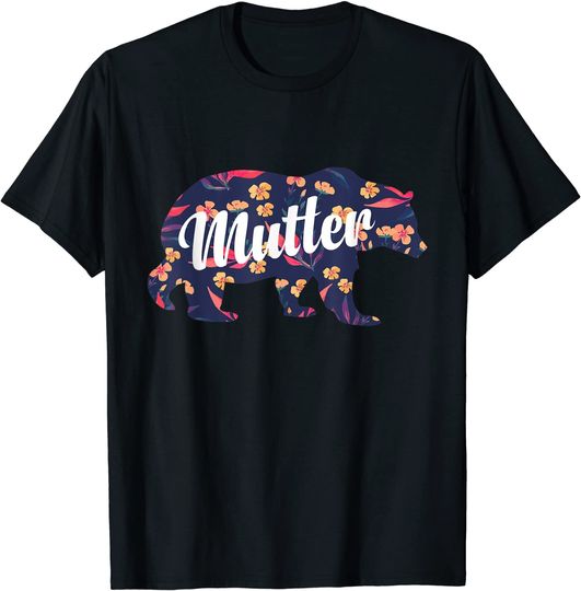 Discover Unissex T-Shirt Dia Nacional do Mutt Enjoy Waer Ich liebe dich Mama