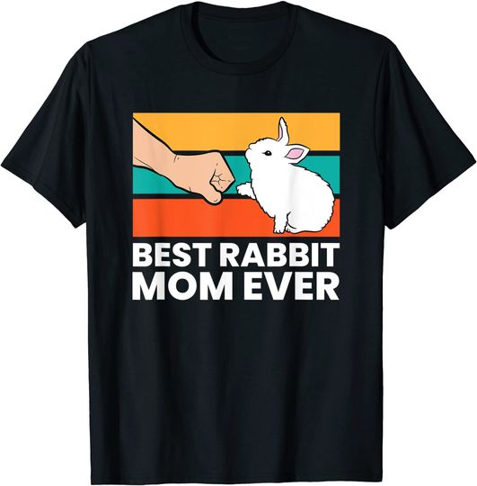 Discover A Melhor Mãe De Coelhos T-Shirt Camiseta Manga Curta Coelho Gigante