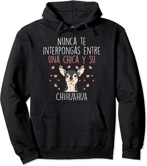 Discover Hoodie Sweater Com Capuz Cão Chihuahua AmorAmor Entre Menina E Chihuahua Cão