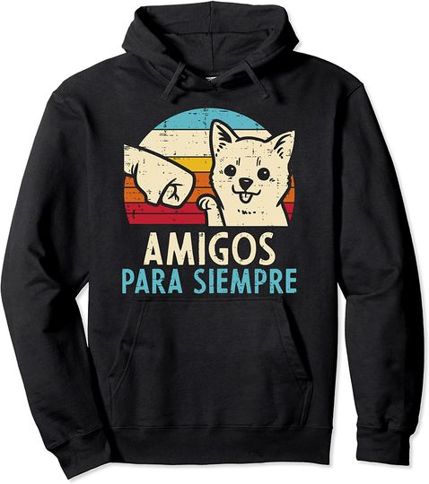 Discover Hoodie Sweater Com Capuz Cão Chihuahua Amigos Para Sempre Chihuahua Cão Bonito