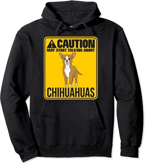 Discover Hoodie Sweater Com Capuz Cão Chihuahua Maio Falando Sobre Chihuahua