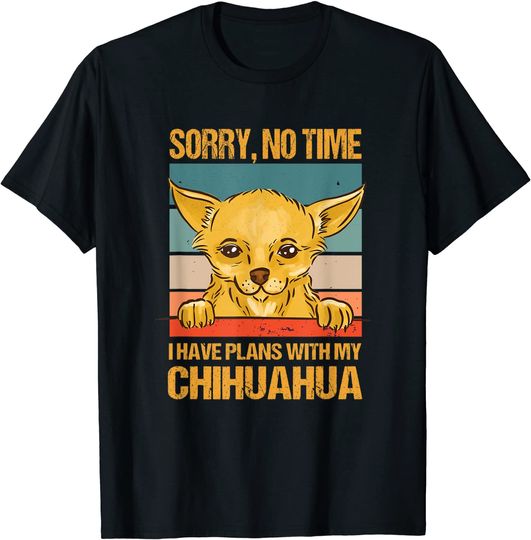 Discover T-Shirt Camiseta Manga Curta Cão Chihuahua Amantes De Cães