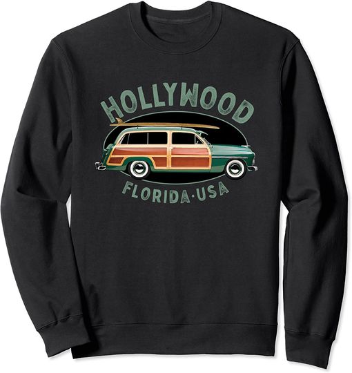 Discover Suéter Sweatshirt Hollywood Life Flórida Vintage
