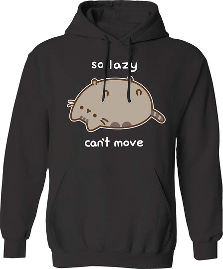 Discover Hoodie Sweater Com Capuz Pusheen Masculino e Feminino The Cat So Lazy Can't Move