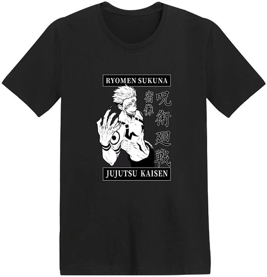 Discover Jujutsu Kaisen Anime T-Shirt Camiseta Manga Curta