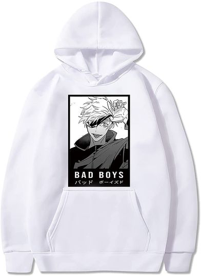 Discover Anime Jujutsu Kaisen Hoodie Sweater Com Capuz