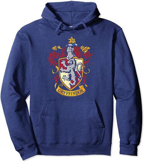 Discover Hoodie Sweater Com Capuz Símbolos Harry Potter  Gryffindor House Crest