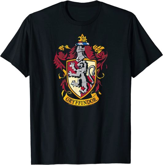 Discover T-Shirt Camiseta Manga Curta Símbolos Harry Potter Gryffindor House