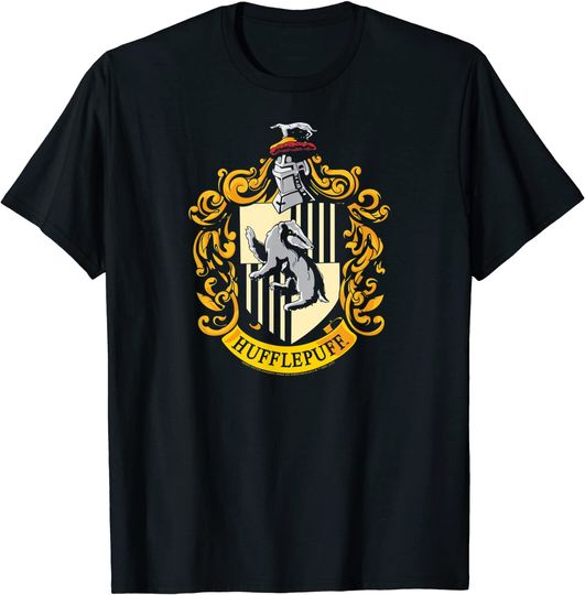 Discover T-Shirt Camiseta Manga Curta Símbolos Harry Potter  Hufflepuff House