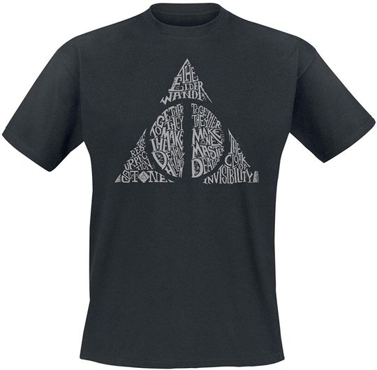 Discover T-Shirt Camiseta Manga Curta Símbolos Harry Potter