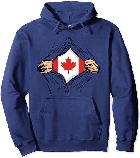 Discover Orgulloso  Hoodie Sweater Com Capuz Bandeira Canada