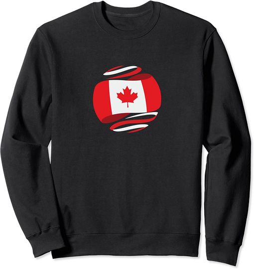 Discover Bandeira Canada Suéter Sweatshirt