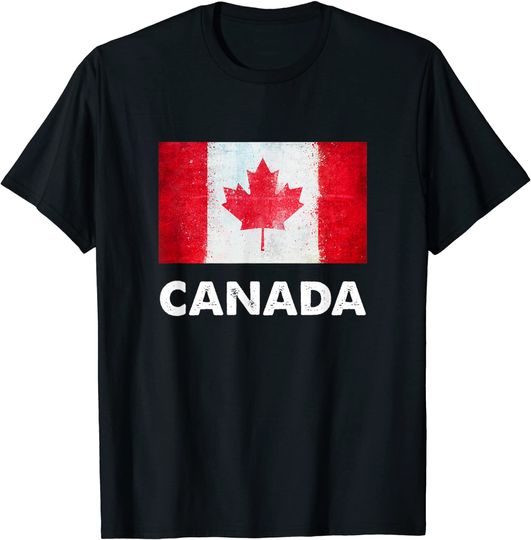 Discover Bandeira canadense do Canadá T-Shirt
