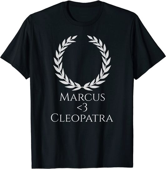 T-Shirt Camiseta Manga Curta Cleopatra Filme Marcus Antonius Ama Cleopatra