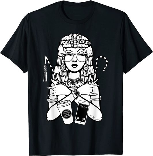 Discover T-Shirt Camiseta Manga Curta Cleopatra Filme