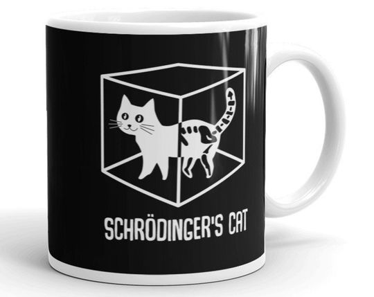 Discover Caneca De Cerâmica Clássica Gato De Schrödinger Schrodingers Cat Mug