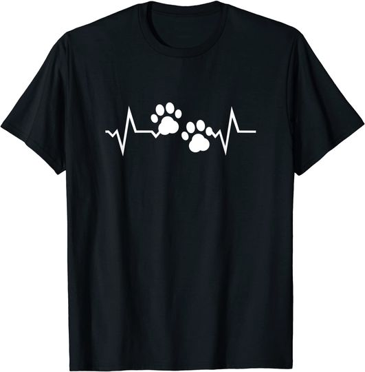 Discover Perna de Cão Coração para Amantes de Cães Presente T-Shirt Para Homem Mulher Criança Pata de Cão