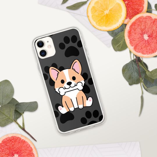 Discover Corgi Print iPhone Case Capa De Telemóvel Iphone Pata de Cão