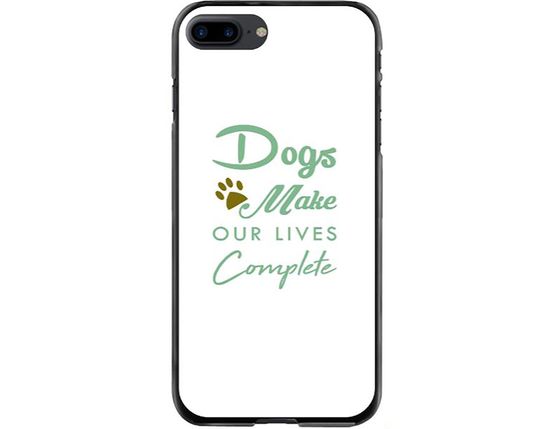 Discover Dogs Make Our Lives Complete  Capa Para Iphone Pata de Cão