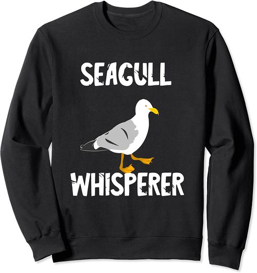 Discover Suéter Sweatshirt Albatros Seagull Whisperer