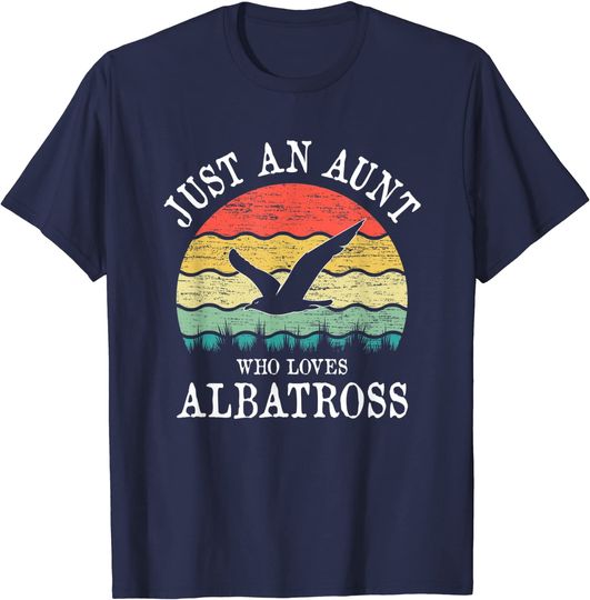 Discover T-Shirt Camiseta Manga Curta   Apenas Uma Tia Que Ama Albatros