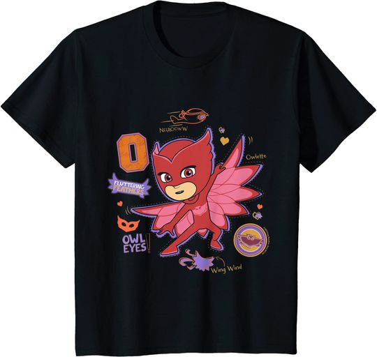 Discover PJ Masks Owlette T-shirt para Crianças