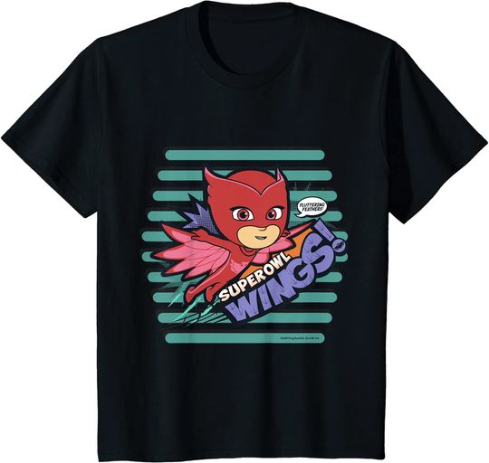 Discover PJ Masks Owlette Superowl Wings T-shirt para Crianças