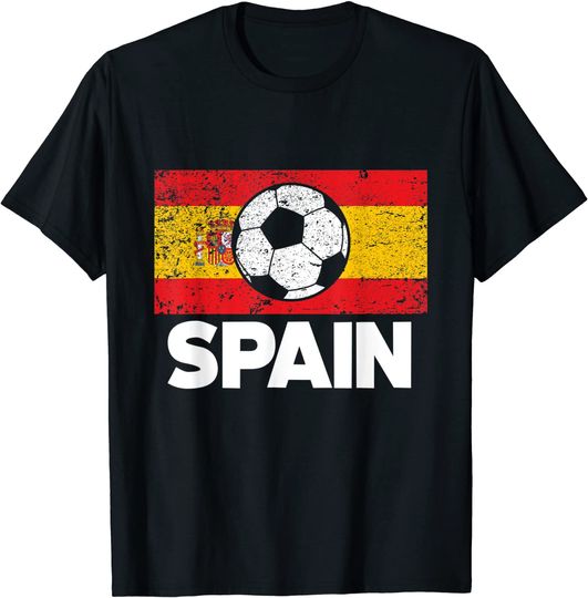 Discover T-shirt Unissexo Vintage Equipa Nacional de Futebol Americano de Espanha
