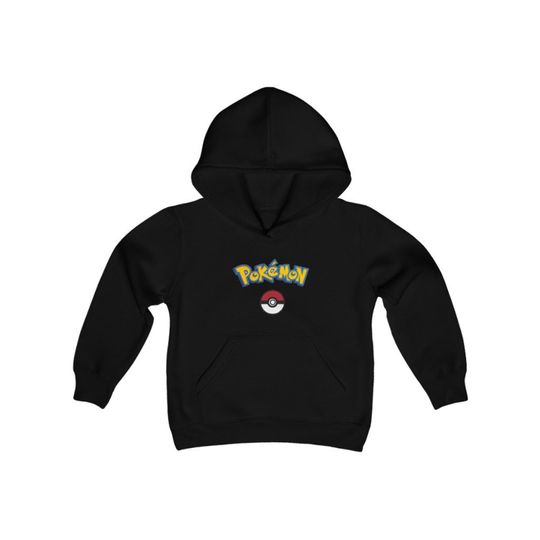 Discover Hoodie Sweater Com Capuz Pokemon Series Pokemon Logo com Pokeball