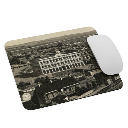 Discover Los Angeles Pico House Mouse Pad Tapete De Rato Desenhos de Casas