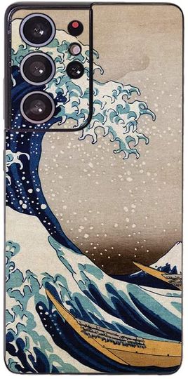 Capa de Telemóvel Samsung Estilo Retrô Arte Japonesa A Grande Onda de Kanagawa