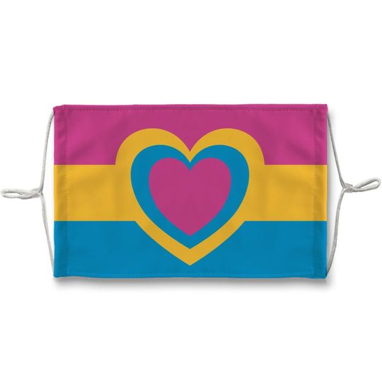 Discover Pansexual Mask Máscara De Bandeira Pansexualidade