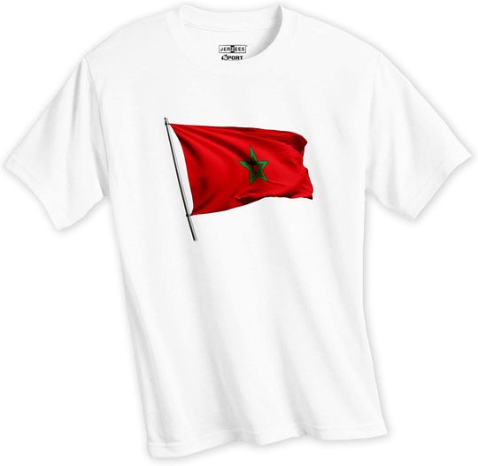 Discover T-shirt Unissexo Bandeira de Marrocos