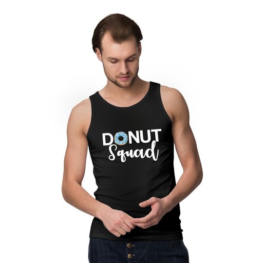 Camisola sem Mangas para Homem e Mulher Donut Squad