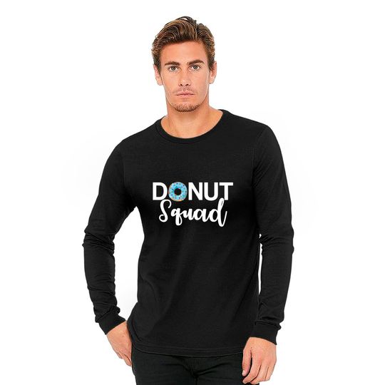 Discover Camisola de Mangas Compridas para Homem e Mulher Donut Squad