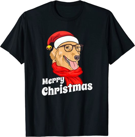 Discover Golden Retriever Christmas T-Shirt