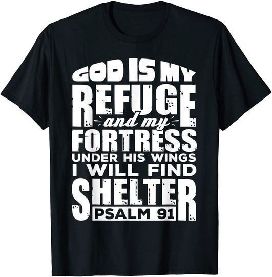 Discover T-Shirt Camiseta Manga Curta Salmo 91